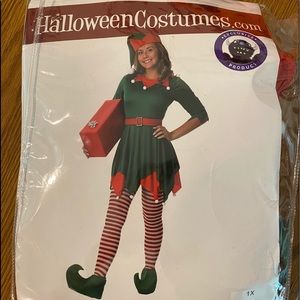 Halloween/Christmas costume.  Santa’s helper.